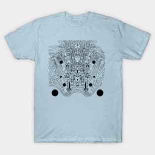 alien mictlan traveller ecopop T-Shirt